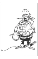 Lucky Luke kleurplaat 66